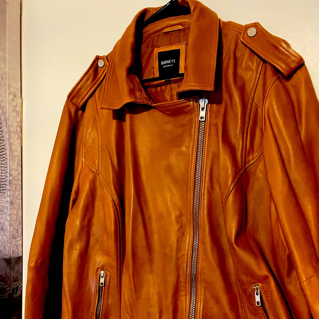 Barney’s Original Leather Jacket Beautiful Jacket Size 26 Barely Worn